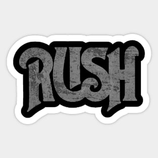 The wall rush Sticker